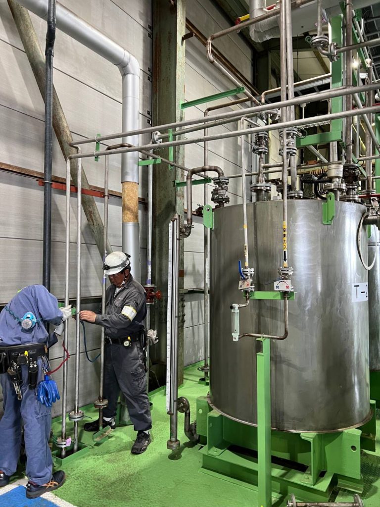 石油プラント配管工事
