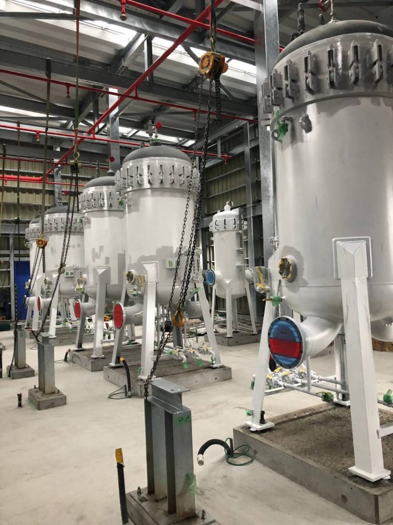 石油プラント配管工事